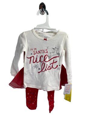 Carters Christmas 3 Piece Outfit for Kids Size 18M